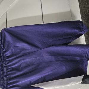 Purple and White Athletic Shorts